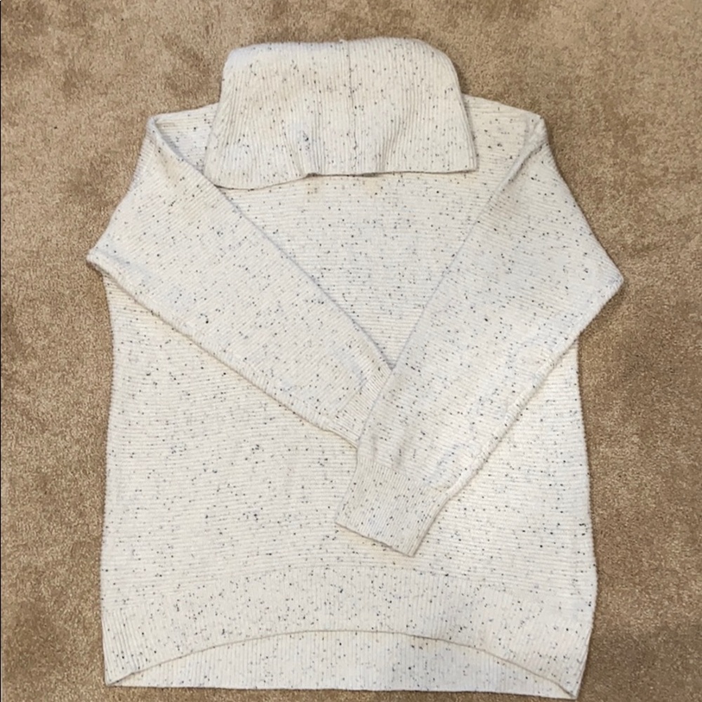 Loft Cowl Neck Pebbled Sweater